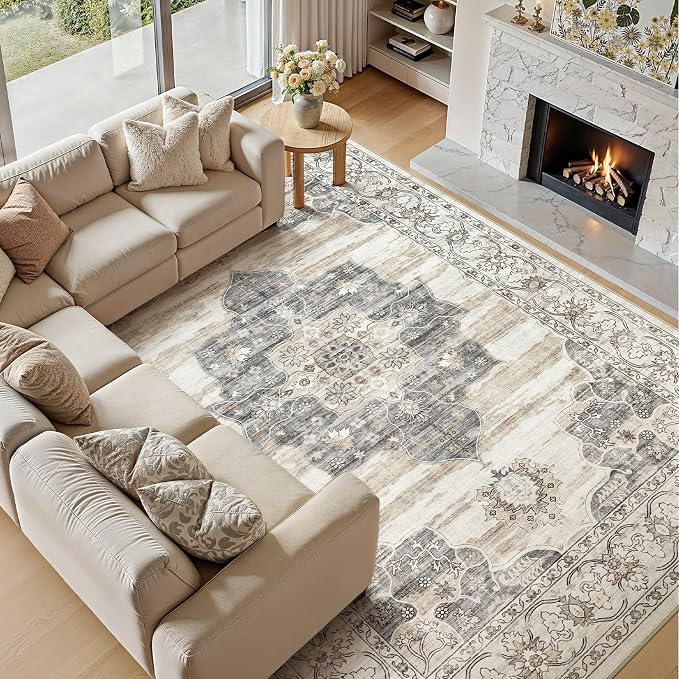 6x9 Washable Area Rug - Image 6