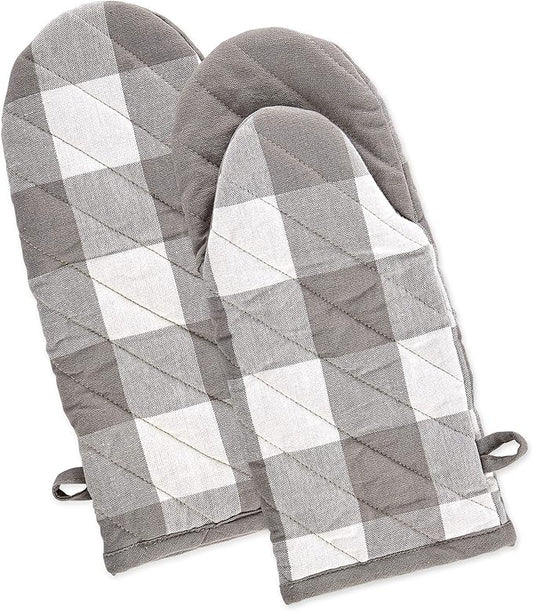 DII Buffalo Check Kitchen Collection, Classic Farmhouse Kitchen Set, Oven Mitt by DII