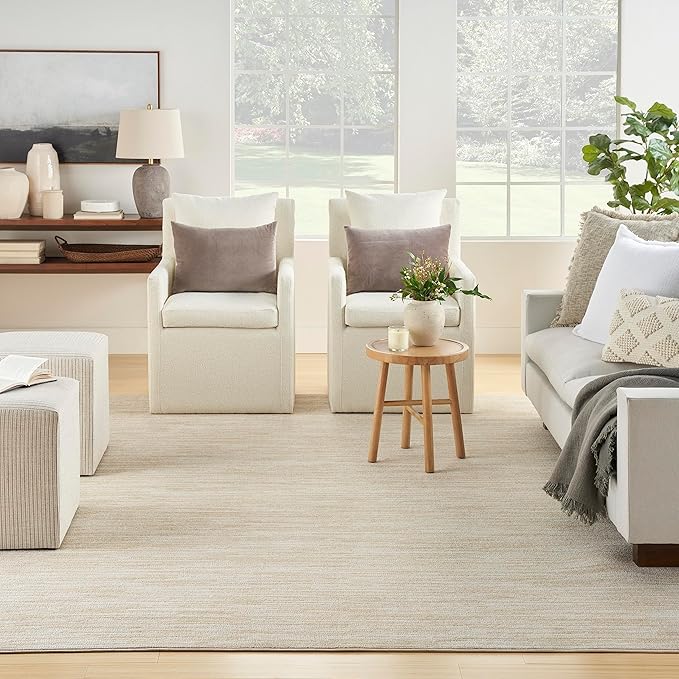 Nourison Home Nourison Essentials Ivory Gold 12' x 15' Area Rug - Image 2