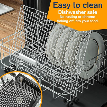 2PCS Cooling Racks for Cooking and Baking -11.65''x16.85''Heavy Duty Stainless - Image 5