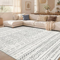 Nakagishi Area Rug Living Room Rugs: 6x9 Large Soft Machine Washable Boho by NakagishiAreaRug