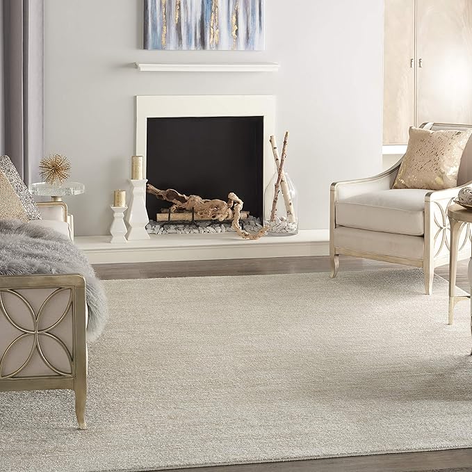 Nourison Home Nourison Essentials Ivory Beige 8' x 11' Area Rug by NourisonHome