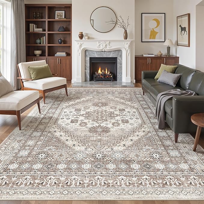befbee Washable Rug 8x10 Area Rugs by Befbee