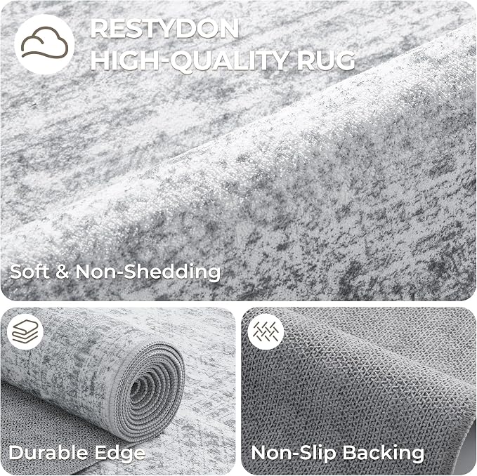 2x5 Rug Runner Washable for Entryway, Soft Bathroom Rugs - Image 7