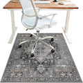 36"x60" Office Chair Mat for Hardwood Tile Floor, Under Desk Carpet Protector by BESBLEE