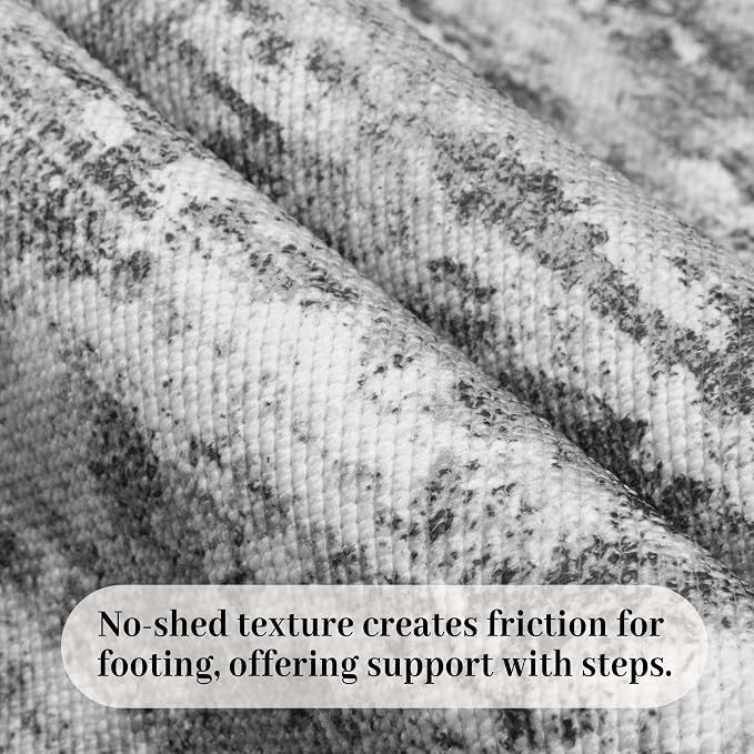 Runners for Hallways Ultra Non-Slip 2x10 Long Runner Rugs Washable Abstract - Image 3