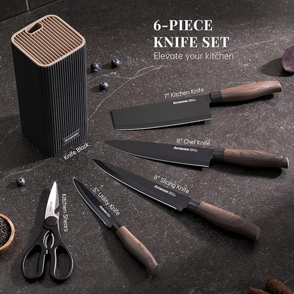 Astercook Knife Set, 6-Piece Kitchen Knife Set - Image 2