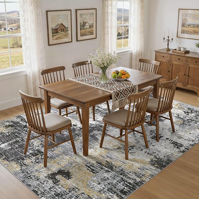 UERMEI 9x12 Area Rug for Living Room - Image 4