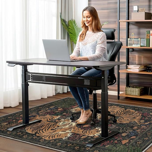 36"x48" Office Chair Mat for Hardwood Tile Floor, Under Desk Carpet Protector - Image 2