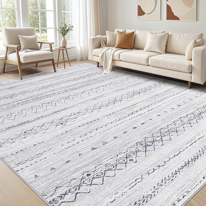 cotiled 5x7 Area Rugs Living Room Rug: Washable Boho Rugs by COTILED
