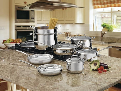 Cuisinart Contour Stainless 13-Piece Cookware Set - Image 2