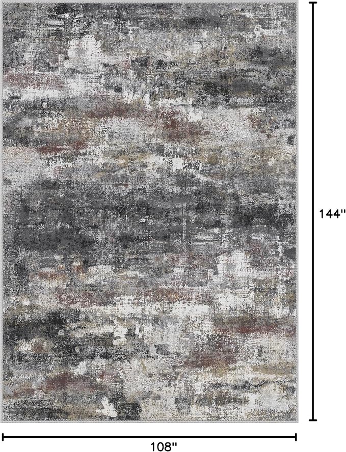 BEIMO Area Rugs 9x12 for Living Room Bedroom, Large Modern Abstract Machine - Image 2