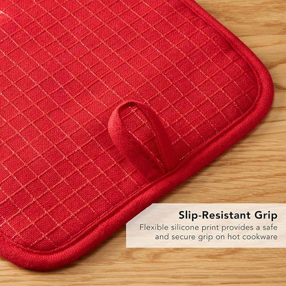 KITCHENAID Gourmet Series Gridlines Pot Holders 2-Pack Set, Heat Resistant up - Image 7