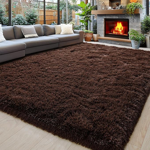 8x10 Area Rugs for Living Room, Ultra Soft Fluffy Large Shaggy Rug Carpet for by Awaytail