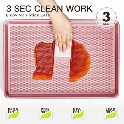 HONGBAKE Baking Sheet Pan Set, Cookie Sheets - Image 6