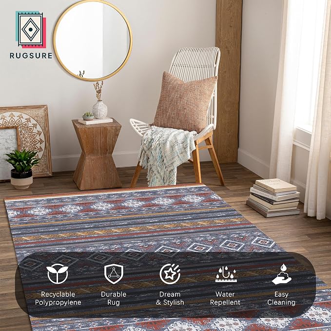 RUGSURE Washable Area Rugs 8' x 10' - Image 5