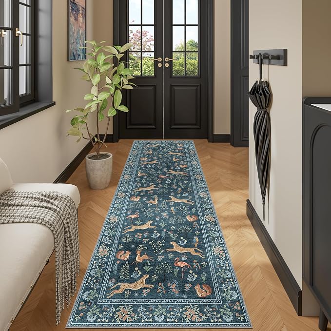 DUKINO 2x6 Rug for Hallway, Washable Kitchen Runner Rug - Image 8