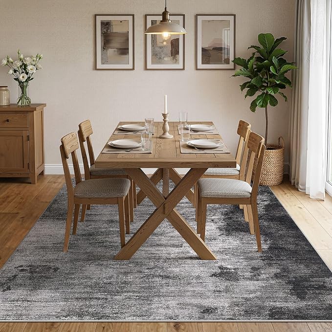 DMOYEST 8x10 Area Rug for Living Room, Washable & Non Slip Large Indoor Carpet - Image 2