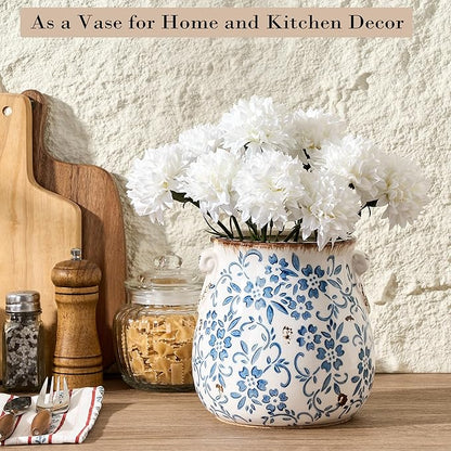 Utensil Holder for Kitchen Counter, Modern Farmhouse Rustic Cooking Utensil - Image 6