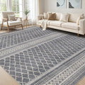 cotiled 8x10 Area Rugs Living Room Rug: Washable Boho Rugs by COTILED