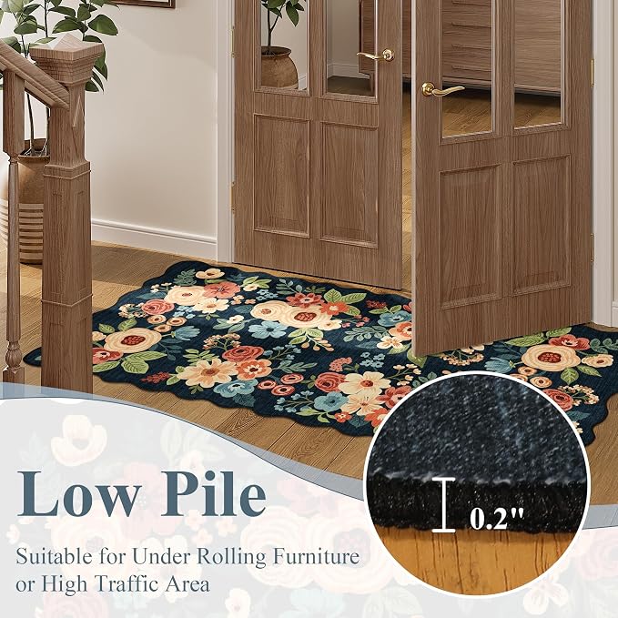 DUKINO 2x6 Runner Rug for Hallway, Washable Kitchen Rug - Image 8