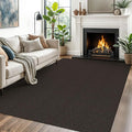 EARTHALL Washable Area Rugs 5x7 Ft Non Slip Living Room Rugs Cotton Rubber by EARTHALL