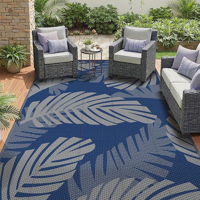 GENIMO Waterproof Outdoor Rug 9' x 12' by GENIMO