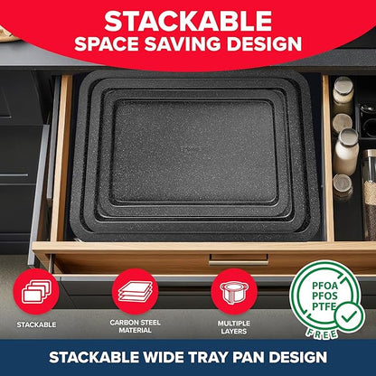 BAKKEN 3-Piece Kitchen Baking Pans - Image 4