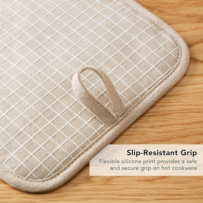 KITCHENAID Gourmet Series Gridlines Pot Holders 2-Pack Set, Heat Resistant up - Image 7