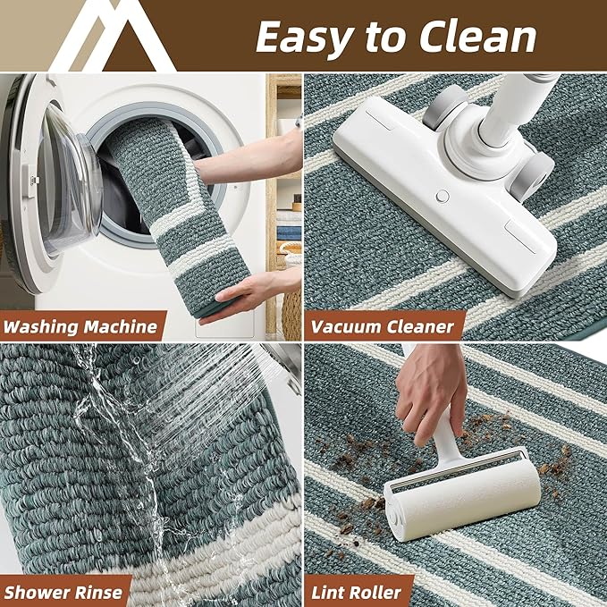 COSY HOMEER Kitchen Rugs and Mats 24"x48" Non Slip Kitchen Mats - Image 6