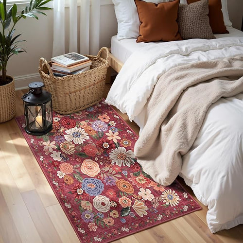2x5 Entryway Runner Rugs, Non Slip Washable Rugs - Image 2