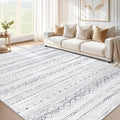 cotiled 9x12 Area Rugs Living Room Rug: Washable Boho Rugs by COTILED