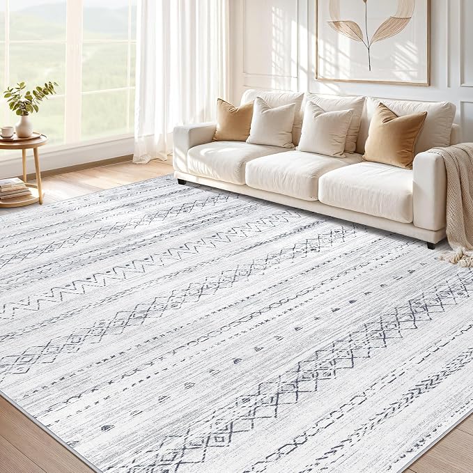 cotiled 6x9 Area Rugs Living Room Rug: Washable Boho Rugs by COTILED