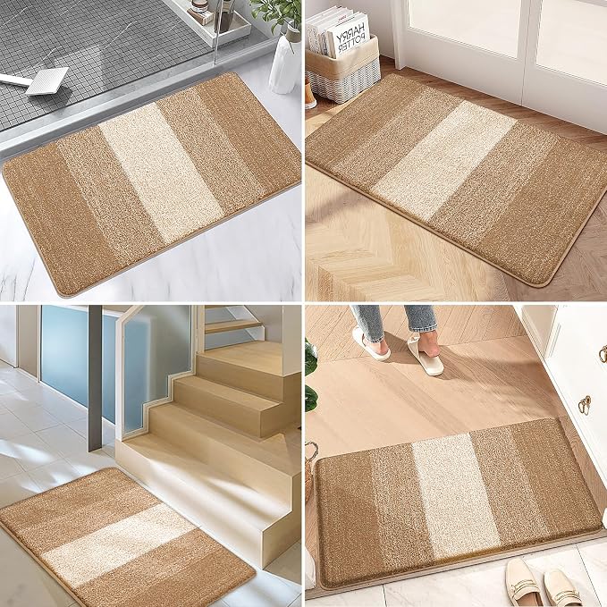 Kitinjoy Indoor Outdoor Door Mat, 44x32 Non-Slip Absorbent Dirt Trapper - Image 6