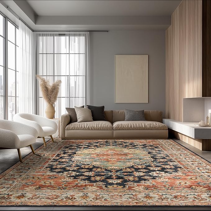 Ruaruarug Washable Area Rug 10x14 by Ruaruarug