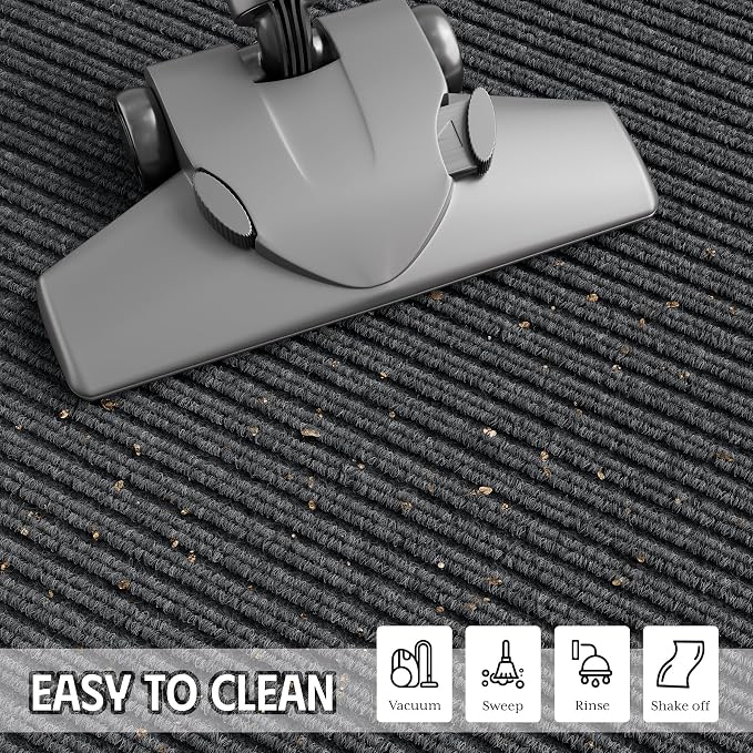 Front Door Mat Outside Entrance, Heavy Duty Dirt Trapper Dog Door Mats - Image 7