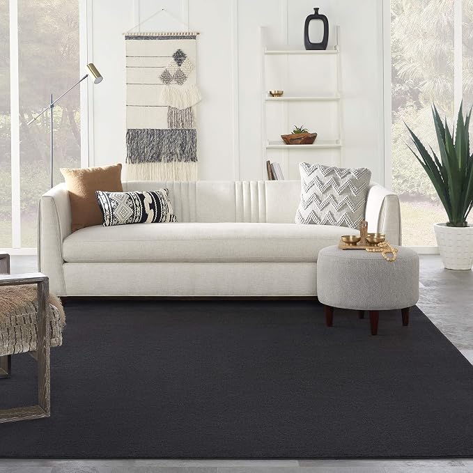 Nourison Home Nourison Essentials Black 8' x 11' Area Rug - Image 2