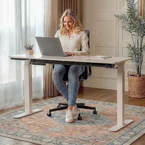 36"x60" Office Chair Mat for Hardwood Tile Floor, Under Desk Carpet Protector - Image 2