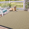 OLANLY Front Door Mat Outside Entrance 71x47, Heavy Duty Sturdy Natural Rubber by OLANLY