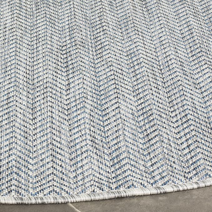 SAFAVIEH Outdoor Round Rug 4' - Image 3