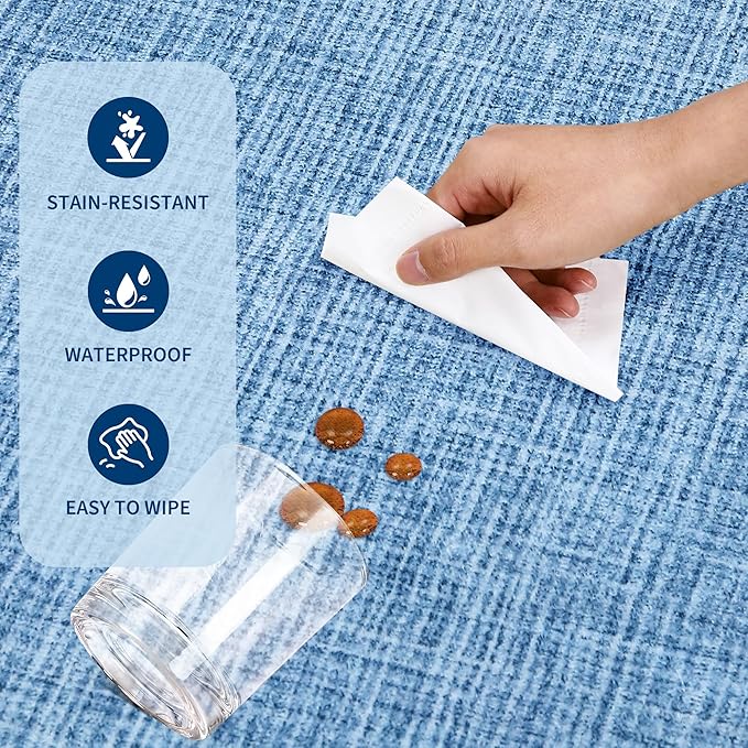 GarveeHome 2.5x8 Runner Rug for Hallway Washable Kitchen Rugs Non Slip Solid - Image 7