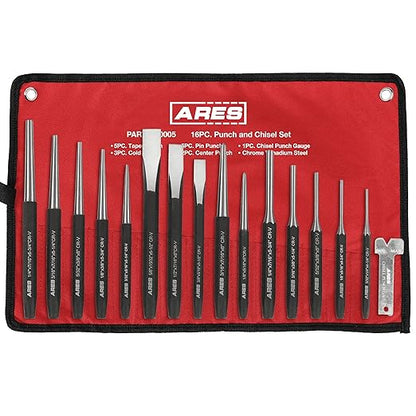 ARES 50005-16-Piece Punch and Chisel Set by ARESTool