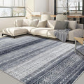 Nakagishi Area Rug Living Room Rugs: 7x10 Machine Washable Boho Large Neutral by NakagishiAreaRug