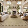 GarveeHome Scalloped Washable Rugs 9x12 Rug by GarveeHome