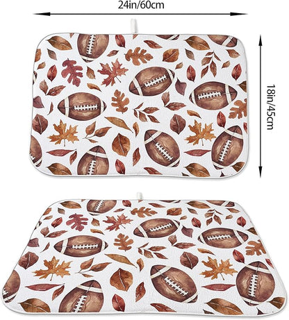 Fall Dish Drying Mat 18x24 Inches - Image 2