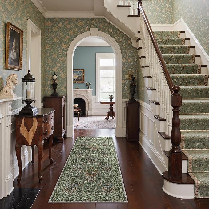 GENIMO Washable Non-Slip Runner Rug 2x6, Vintage Boho Hallway Carpet - Image 3