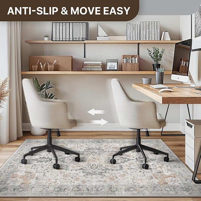48"x60" Office Chair Mat for Hardwood Tile Floor, Under Desk Carpet Protector - Image 5