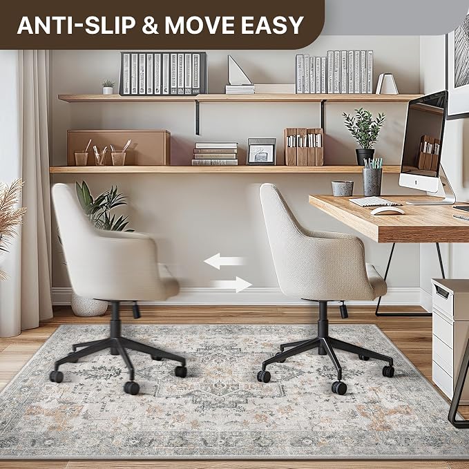 36"x48" Office Chair Mat for Hardwood Tile Floor, Under Desk Carpet Protector - Image 5