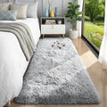 PAGISOFE Grey Runner Rugs for Hallway 2x6 Ft, Super Soft Fluffy Rug Home Decor by PAGISOFE