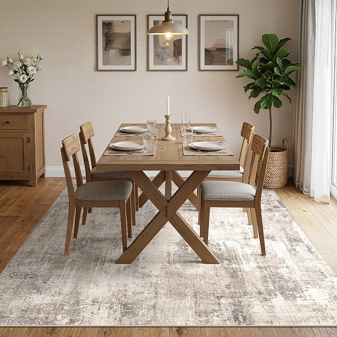 DMOYEST 10x12 Area Rug for Living Room, Washable & Non Slip Large Indoor Carpet - Image 3